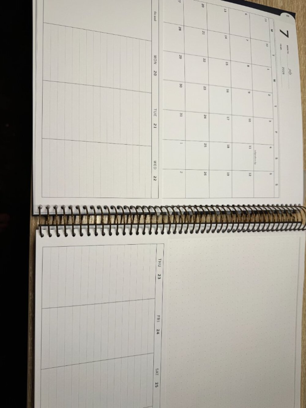 The Luna Planner by Laurel Denise Academic Calendar July 26 - June 27 - Picture 3 of 4